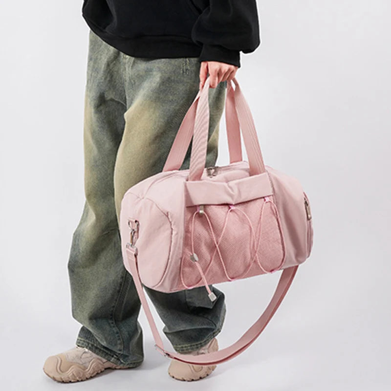 Women’s Gym Duffel Bag With Wet Pocket And Shoe Compartment