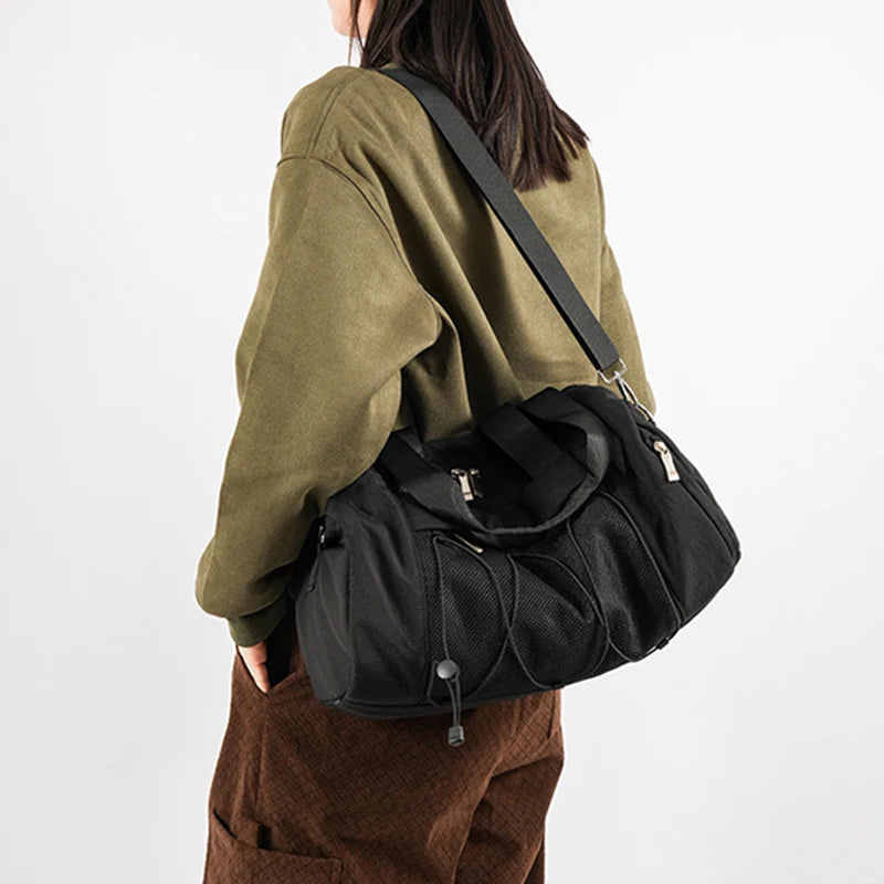 Women’s Gym Duffel Bag With Wet Pocket And Shoe Compartment