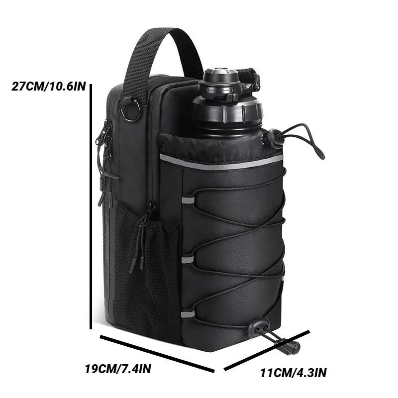 Magnetic Gym Bottle Sling Bag With Storage Pockets