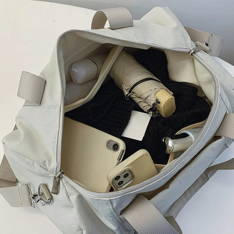 Women’s Gym Duffel Bag With Wet Pocket And Shoe Compartment